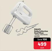 Philips Daily Collection Hand Mixer HR3705/00