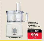 Kenwood Essential Food Processor FDP03.AOWH
