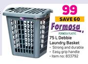 Formosa 75L Debbie Laundry Basket