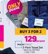 Mainstays 3Pack Towel Set