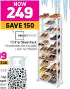 Mainstays Shoe Rack 30 pairs