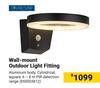 Solar Flair Wall Mount Outdoor Light Fitting