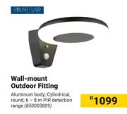 Solar Flair Wall Mount Outdoor Fitting