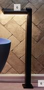 Solar Flair Square Outdoor Bollard Light