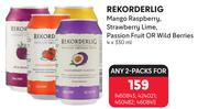 Rekorderlig Mango Raspberry, Strawberry Lime, Passion Fruit Or Wild Berries-For 2 x 4 x 330ml