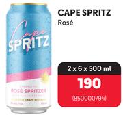 Cape Spritz Rose-2 x 6 x 500ml