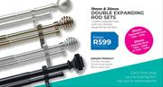 19mm & 25mm Double Expanding Rod Sets 19mm Rod Set