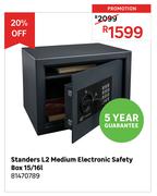 Standers L2 Medium Electronic Safety Box 15/16L 81470789