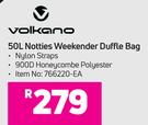 Volkano 50Ltr Notties Weekender Duffel Bag