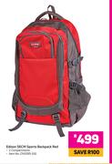 Edison 56cm Sports Backpack (Red)
