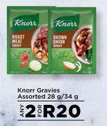 Knorr Gravies Assorted-For Any 2 x 28g/34g
