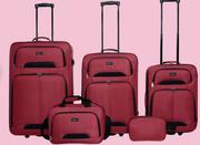 5-Piece Red Travel Set