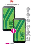 2 x Huawei Y5 Lite 4G Smartphone-On UChoose Flexi 125 + Promo 65