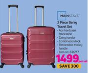 Mainstays 2 Piece Berry Travel Set-Per Set