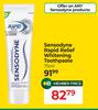 Sensodyne Rapid Relief Whitening Toothpaste-75ml