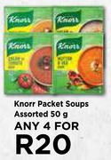 Knorr Packet Soups Assorted-For Any 4 x 50g
