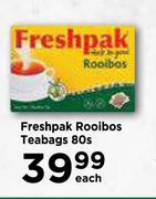 Freshpak RooibosTeabags-80s Each