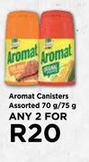 Aromat Canisters Assorted-For Any 2 x 70g/75g