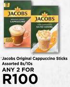 Jacobs Original Cappuccino Sticks Assorted-For Any 2 x 8s/10s