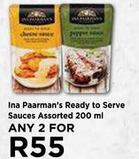 In Paarman's Ready To Serve Sauces Assorted-For Any 2 x 200ml