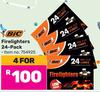 Bic Firelighters 24 Pack-For 4
