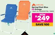 Ozark Trail Spring Chair Blue Or Orange-Each