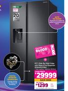 Samsung 617L Side By Side Fridge With Water & Ice Dispenser RS64R5311B4