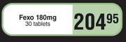 Fexo 180mg-30 Tablets