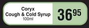 Coryx Cough & Cold Syrup-100ml