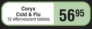 Coryx Cold & Flu-12 Effervescent Tablets