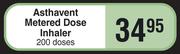 Asthavent Metered Dose Inhaler-200 Doses