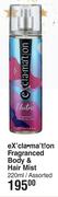 Exclamation Fragranced Body & Hair Mist Assorted-220ml