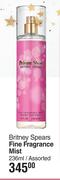Britney Spears Fine Fragrance Mist Assorted-236ml