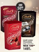 Lindt Lindor Chocolates Assorted-200g Each