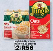 Jungle Oats 1Kg Or Jungle Instant Oats 750g Assorted-For 2