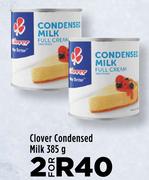 Clover Condensed Milk-For 2 x 385g