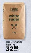 Food Lover's White Sugar-2Kg Each