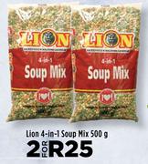 Lion 4 In 1 Soup Mix-For 2 x 500g