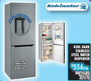 KELVINATOR 420L Dark Stainless Steel Water Dispenser 
