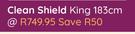 Clean Shield King 183cm Mattress Protector