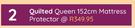 Sleepmasters Quilted Queen 152cm Mattress Protector