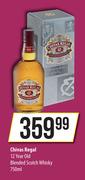 Chivas Regal 12 Year Old Blended Scotch Whisky-750ml