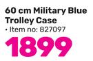 Tosca 60cm Military Blue Carry On Trolley Case