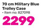 Tosca 70cm Military Blue Carry On Trolley Case