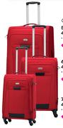 Travelwize 75cm Arctic Red Or Navy 4 Wheel Trolley Case
