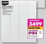 Ucan 1800mm Built In Cupboards White