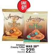 Amajoya Creamy Toffee Assorted-100g Each