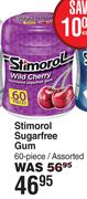 Stimorol Sugerfree Gum Assorted-60 Piece