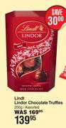 Lindt Lindoe Chocolate Truffles Assorted-200g