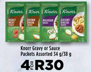 Knorr Gravy Or Sauce Packets Assorted-For 4 x 34g/38g